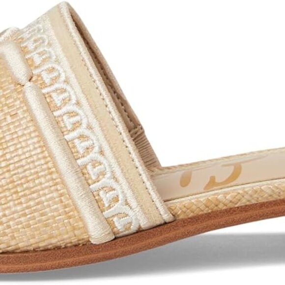 Women's Woven Slide Sandals Natural Multi Size 8 Comfort Boho Summer Shoes - Picture 4 of 7